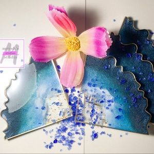 🌊⭐️ Blue Ocean Coaster Set ⭐️ 🌊